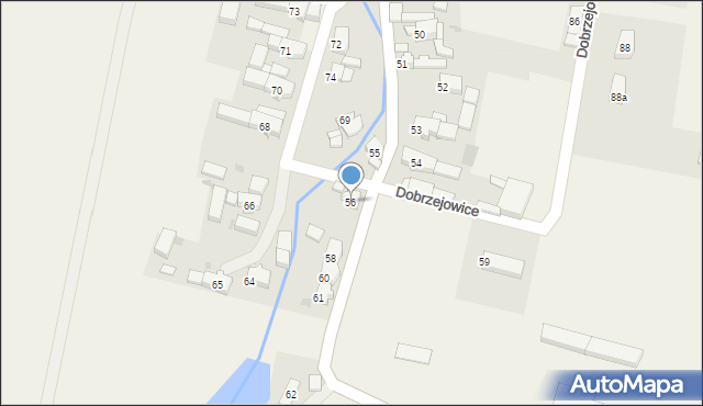 Dobrzejowice, Dobrzejowice, 56, mapa Dobrzejowice