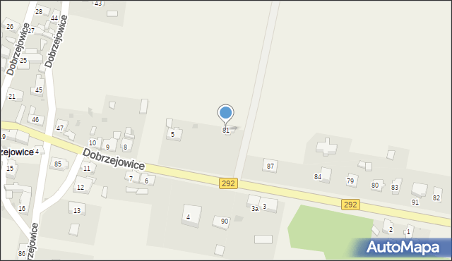 Dobrzejowice, Dobrzejowice, 81, mapa Dobrzejowice