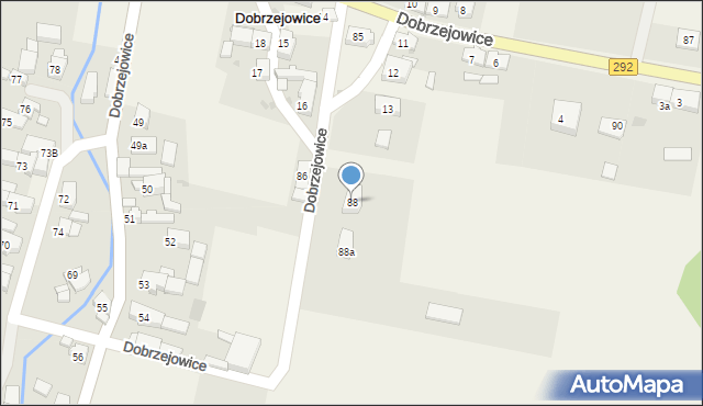 Dobrzejowice, Dobrzejowice, 88, mapa Dobrzejowice