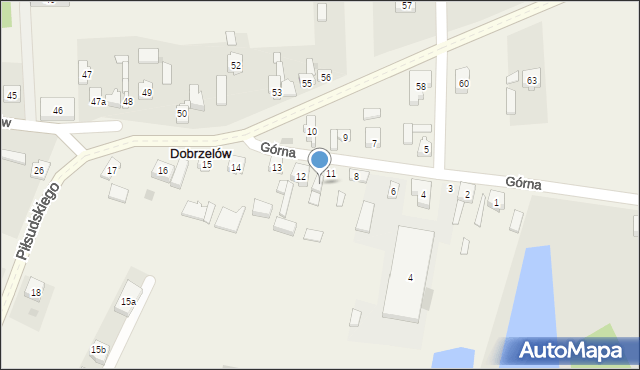 Dobrzelów, Dobrzelów, 12a, mapa Dobrzelów