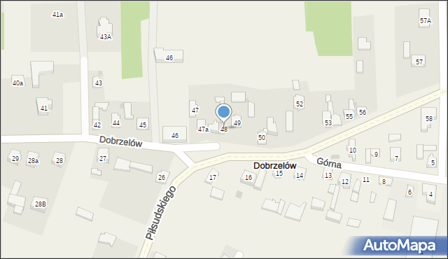 Dobrzelów, Dobrzelów, 48, mapa Dobrzelów