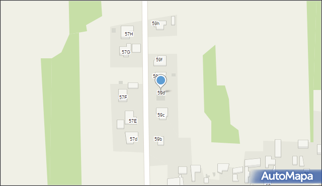 Dobrzelów, Dobrzelów, 59d, mapa Dobrzelów