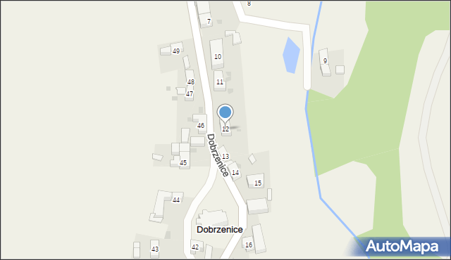 Dobrzenice, Dobrzenice, 12, mapa Dobrzenice