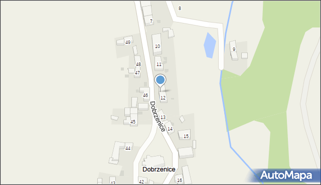 Dobrzenice, Dobrzenice, 12a, mapa Dobrzenice