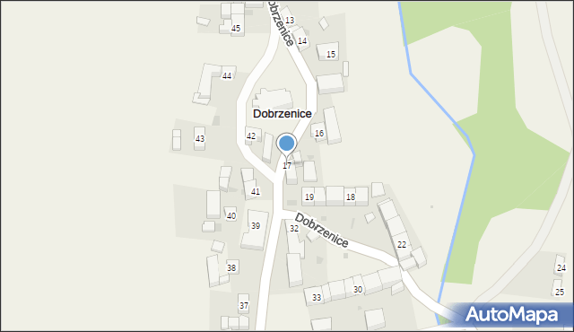 Dobrzenice, Dobrzenice, 17, mapa Dobrzenice