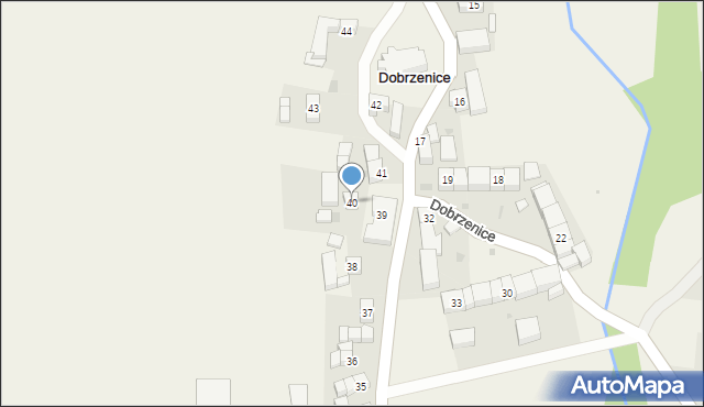 Dobrzenice, Dobrzenice, 40, mapa Dobrzenice