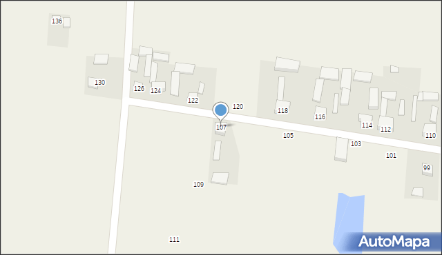 Dobrzeszów, Dobrzeszów, 107, mapa Dobrzeszów