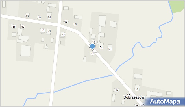 Dobrzeszów, Dobrzeszów, 41, mapa Dobrzeszów