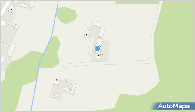 Dobrzyjałowo, Dobrzyjałowo, 2a, mapa Dobrzyjałowo