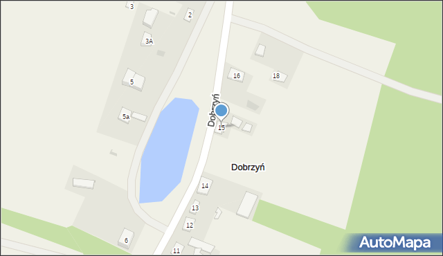 Dobrzyń, Dobrzyń, 15, mapa Dobrzyń