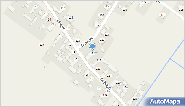 Dobrzyń, Dobrzyń, 121, mapa Dobrzyń