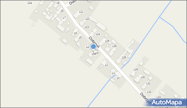 Dobrzyń, Dobrzyń, 13A, mapa Dobrzyń