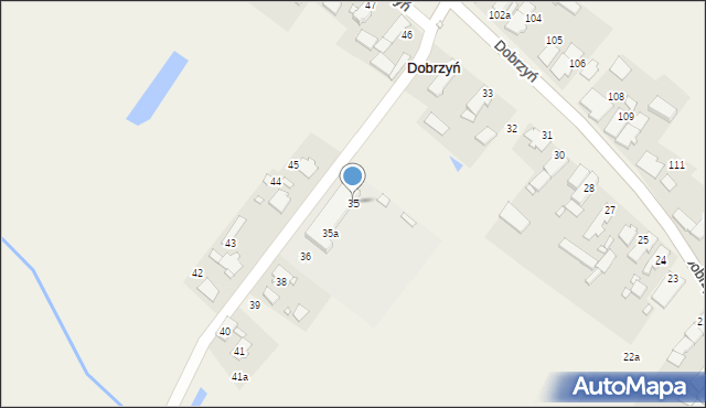 Dobrzyń, Dobrzyń, 35, mapa Dobrzyń