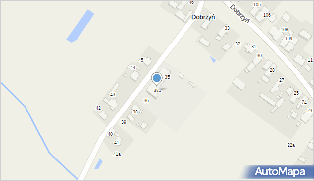 Dobrzyń, Dobrzyń, 35a, mapa Dobrzyń