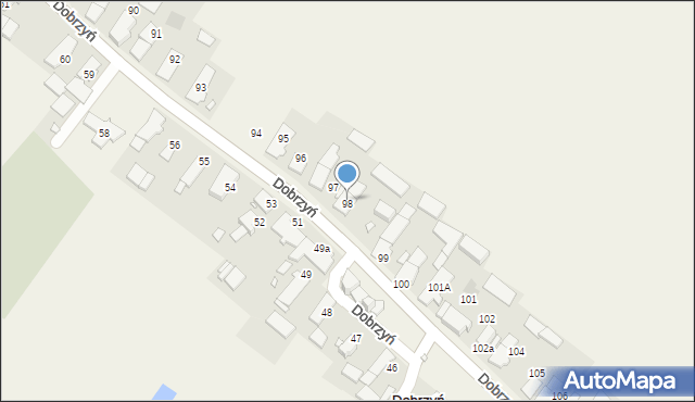 Dobrzyń, Dobrzyń, 98, mapa Dobrzyń