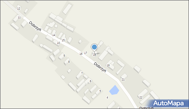 Dobrzyń, Dobrzyń, 18, mapa Dobrzyń