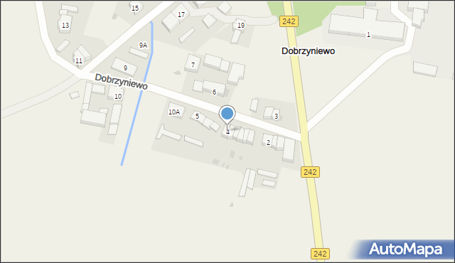 Dobrzyniewo, Dobrzyniewo, 4, mapa Dobrzyniewo