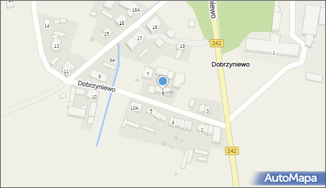 Dobrzyniewo, Dobrzyniewo, 6, mapa Dobrzyniewo