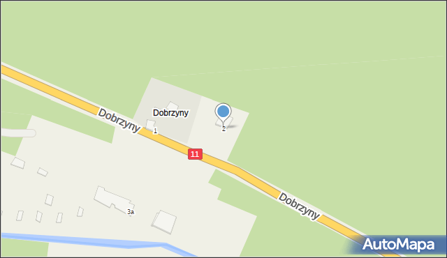 Dobrzyny, Dobrzyny, 2, mapa Dobrzyny