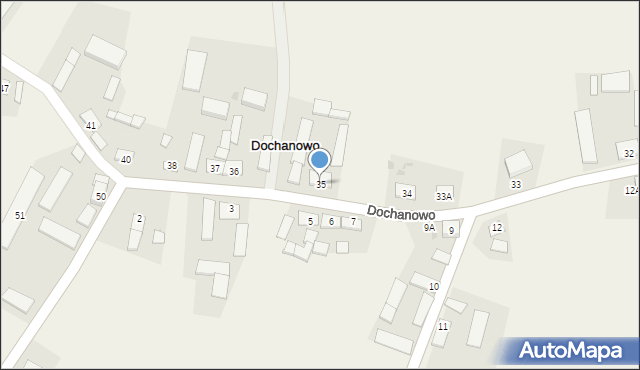 Dochanowo, Dochanowo, 35, mapa Dochanowo
