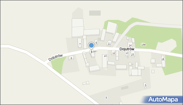 Dojutrów, Dojutrów, 8, mapa Dojutrów