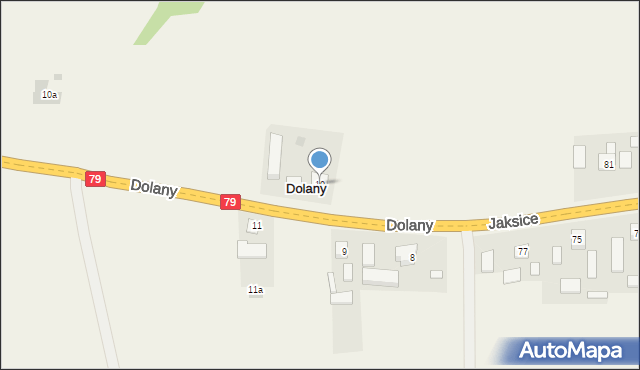 Dolany, Dolany, 10, mapa Dolany