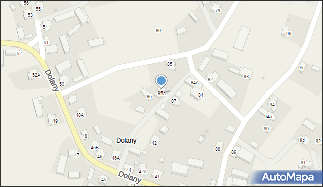 Dolany, Dolany, 85a, mapa Dolany