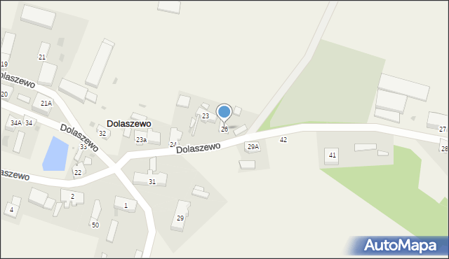 Dolaszewo, Dolaszewo, 26, mapa Dolaszewo