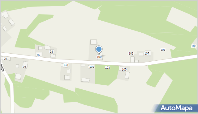 Dołęga, Dołęga, 100, mapa Dołęga