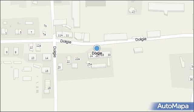 Dołgie, Dołgie, 26, mapa Dołgie