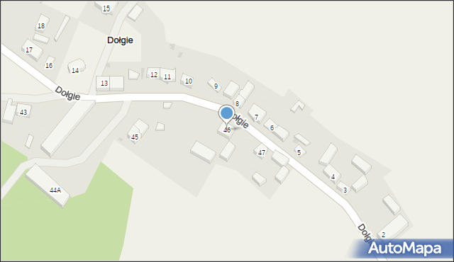 Dołgie, Dołgie, 46, mapa Dołgie