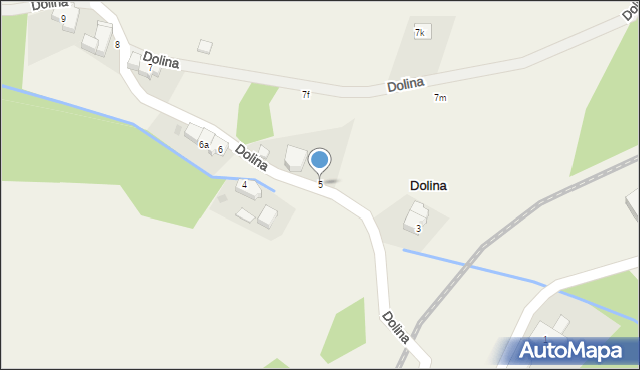 Dolina, Dolina, 5, mapa Dolina