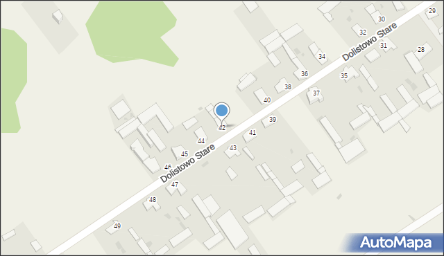 Dolistowo Stare, Dolistowo Stare, 42, mapa Dolistowo Stare