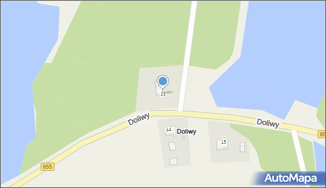 Doliwy, Doliwy, 13, mapa Doliwy