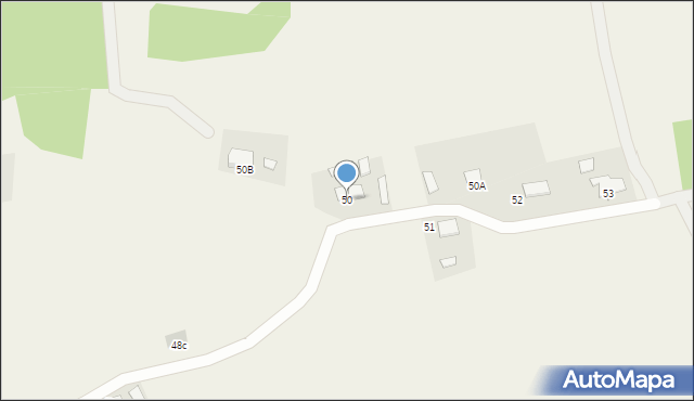 Dolne Wymiary, Dolne Wymiary, 50, mapa Dolne Wymiary