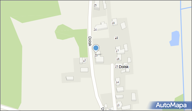 Dolsk, Dolsk, 23, mapa Dolsk