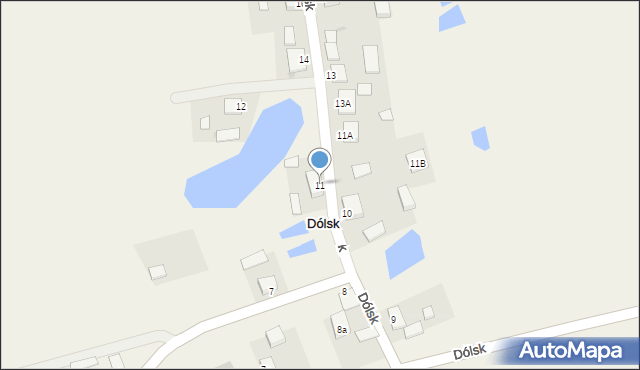 Dólsk, Dólsk, 11, mapa Dólsk