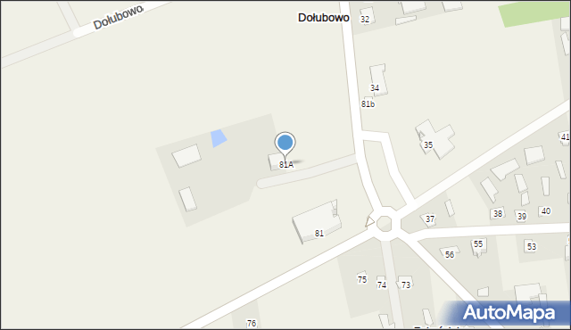 Dołubowo, Dołubowo, 81A, mapa Dołubowo