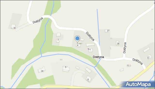 Dołżyca, Dołżyca, 4/2, mapa Dołżyca