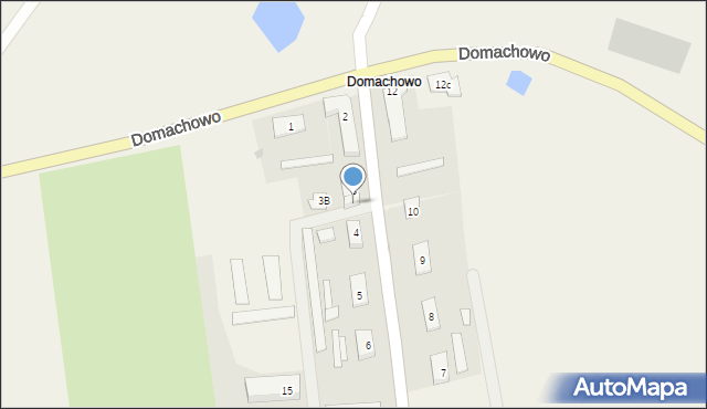 Domachowo, Domachowo, 3/2, mapa Domachowo