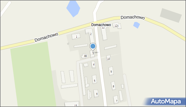 Domachowo, Domachowo, 3, mapa Domachowo