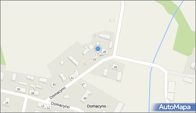 Domacyno, Domacyno, 44, mapa Domacyno