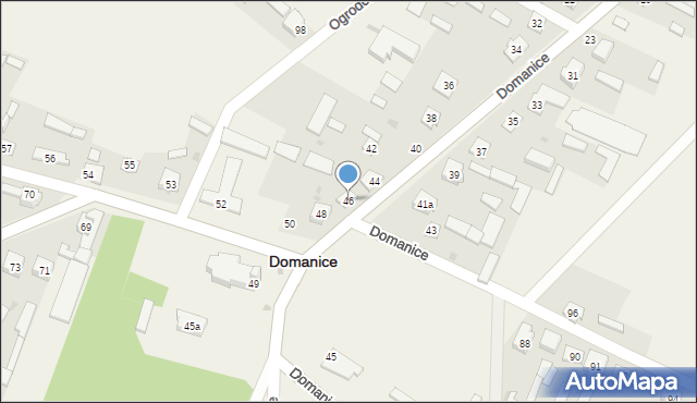 Domanice, Domanice, 46, mapa Domanice