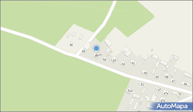 Domanice, Domanice, 65, mapa Domanice