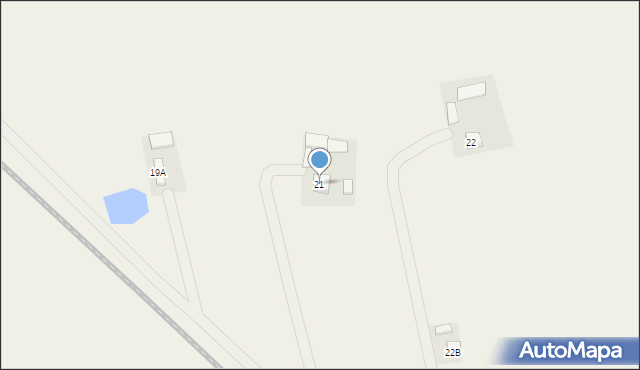 Domaniew, Domaniew, 21, mapa Domaniew