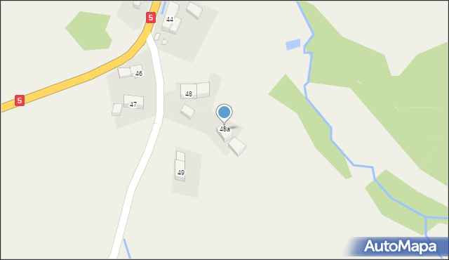 Domanów, Domanów, 48a, mapa Domanów