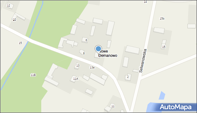 Domanowo, Domanowo, 4, mapa Domanowo