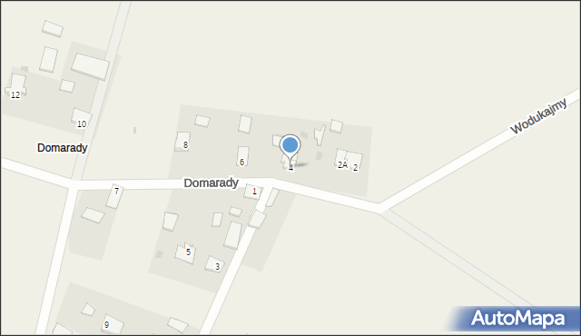 Domarady, Domarady, 4, mapa Domarady