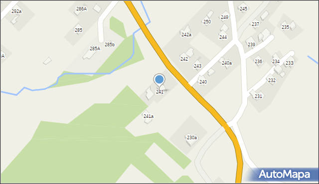 Domaradz, Domaradz, 241, mapa Domaradz