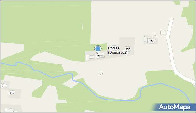 Domaradz, Domaradz, 450, mapa Domaradz